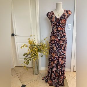 NWT Anthropologie Leifsdottir Bruna silk maxi  dress